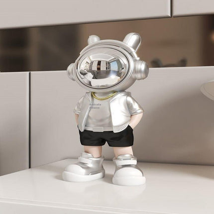 GamersCrate Astronaut Table Decoration – Cartoon Resin Spaceman Figurine - Gamers Crate