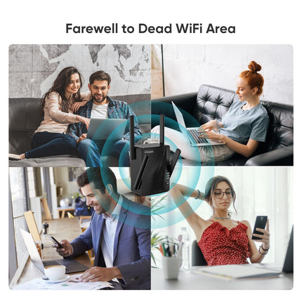 WIFI Extender, Home WIFI Booster, 300 Mbps, Dual-band Wireless Extension, Supports Multiple Devices