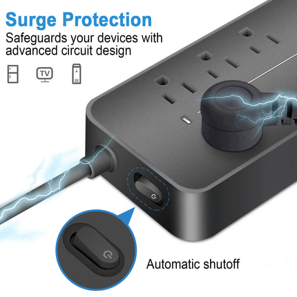 Surge Protector/Power Strip with USB 3.0 Ports