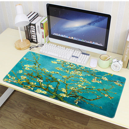 Oversized thickened lock edge mouse pad