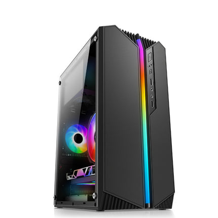 RGB Full-side Transparent Chassis PC Case only