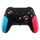 Left blue right red