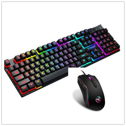 Gaming Usb Luminous Wired Keyboard & Mouse