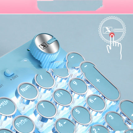 Round Key Mechanical Gaming Keyboard