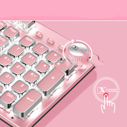 Round Key Mechanical Gaming Keyboard