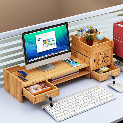 Desktop Monitor Riser with Storage