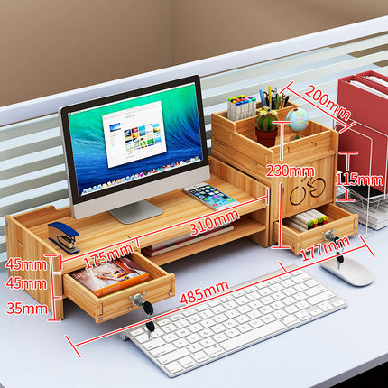 Desktop Monitor Riser with Storage
