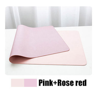 Double-Sided Oversized Leather Table Mat