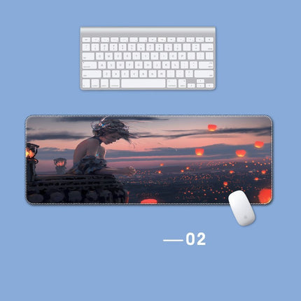 Mouse Pad Anime Cartoon Thickened Lock