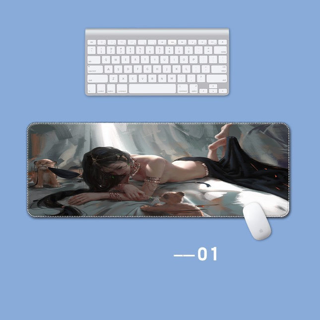 Mouse Pad Anime Cartoon Thickened Lock