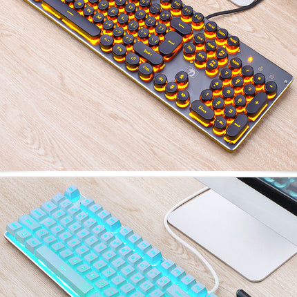 Retro Punk Gaming Keyboard