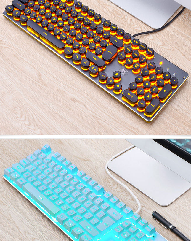 Retro Punk Gaming Keyboard