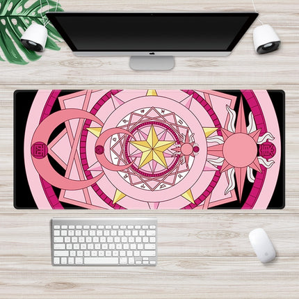 Cute Cartoon Girl Pink Waterproof Mouse Pad