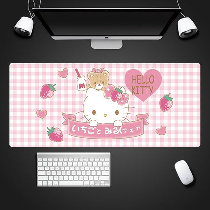 Cute Cartoon Girl Pink Waterproof Mouse Pad
