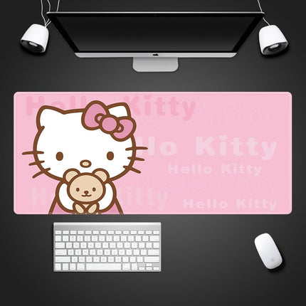 Cute Cartoon Girl Pink Waterproof Mouse Pad