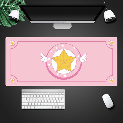 Cute Cartoon Girl Pink Waterproof Mouse Pad