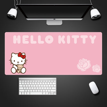 Cute Cartoon Girl Pink Waterproof Mouse Pad