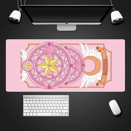 Cute Cartoon Girl Pink Waterproof Mouse Pad