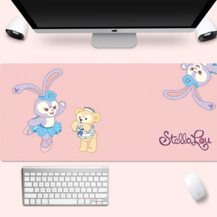 Cute Cartoon Girl Pink Waterproof Mouse Pad