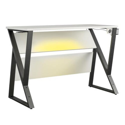 Adjustable Gaming Desk, White
