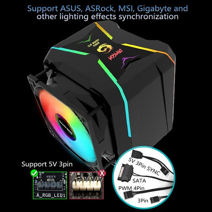 ARGB CPU Cooler Universal Intel & AMD
