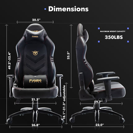 Tall Gaming Chair - Black or Grey
