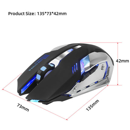Glowing Wireless Gaming Mouse