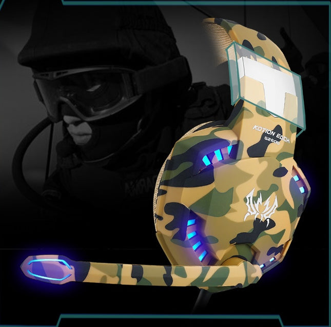 Camouflage Gaming Headset