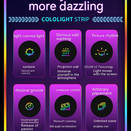 Screen Synchronization Desktop Ambience Lightng