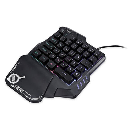 One-Handed RGB Mechanical Gaming Keyboard