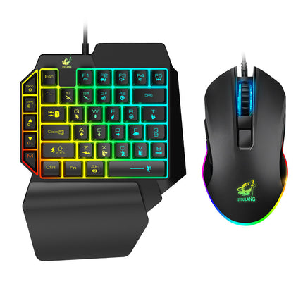 Gaming One Handed Keyboard and Mouse Combo