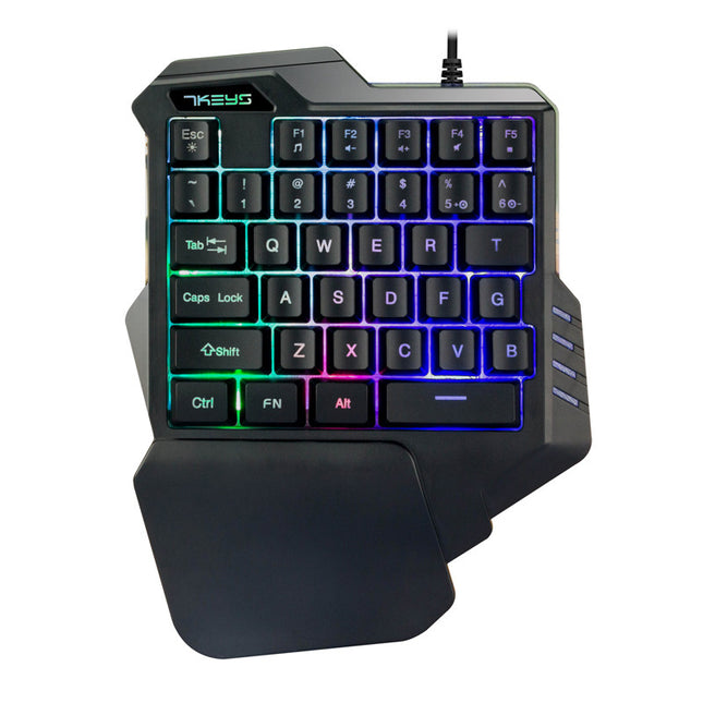 One-Handed RGB Mechanical Gaming Keyboard