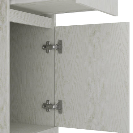 Computer Desk With Hutch & Bookshelf, Charging Plugs/Ports