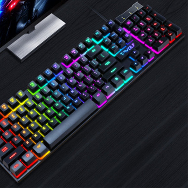 Gaming Usb Luminous Wired Keyboard & Mouse