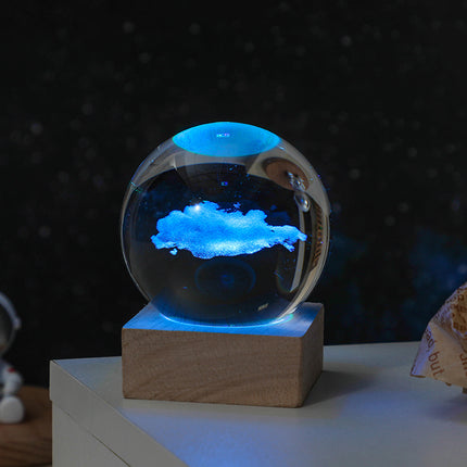 Luminous Crystal Ball Desktop Lamps