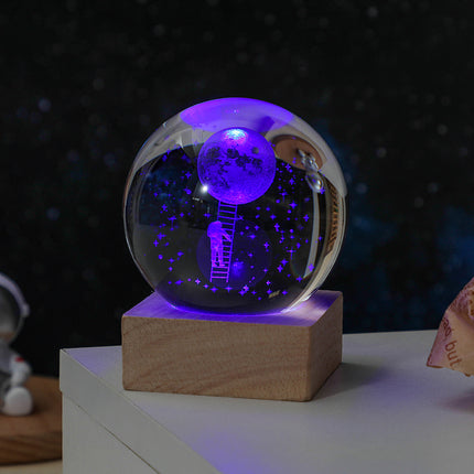 Luminous Crystal Ball Desktop Lamps