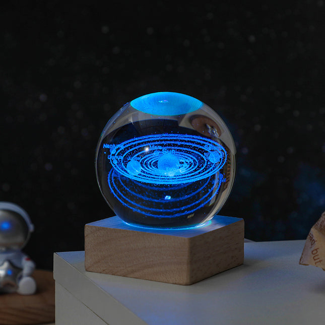 Luminous Crystal Ball Desktop Lamps
