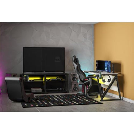 Adjustable Gaming Desk, White