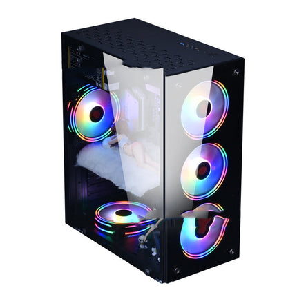 Computer Case - Double-sided Tempered Glass - Case Only