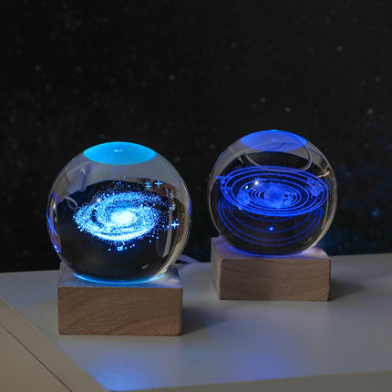 Luminous Crystal Ball Desktop Lamps