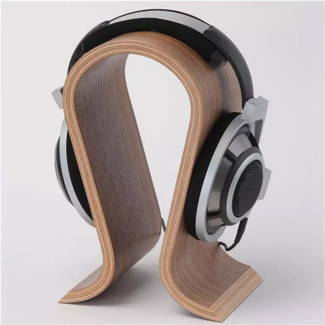 Headphone Stand Solid Wood