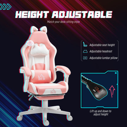 Pink Gaming Chair