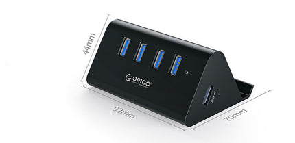 Tablet/Mobile Phone Stand with 4 USB 3.0 Ports
