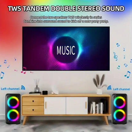 Wireless RGB Desktop Speaker With Subwoofer