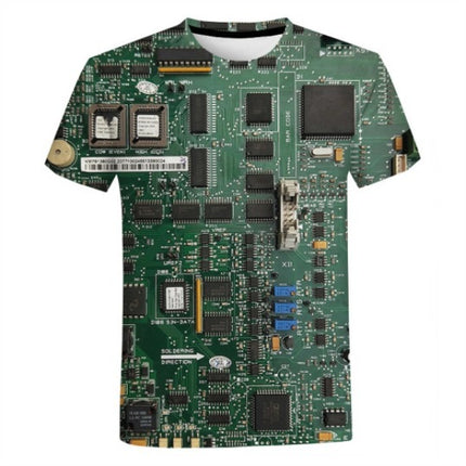 Men's 3D Printed T-Shirt of CPU's