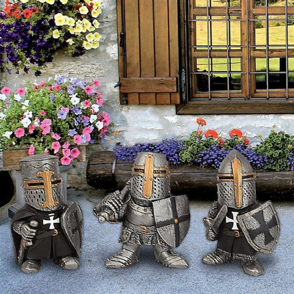 European Knight Ornament Retro Desk Figurine