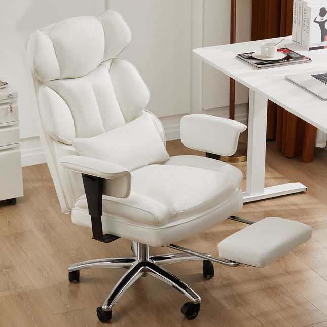 Administrative Home Office Chair - Black, White or Brown