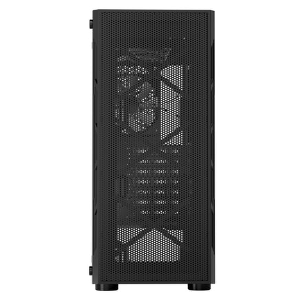 Mid-Tower PC Gaming Case + 3 X 120 Mm ARGB Fans - For ATX Motherboard