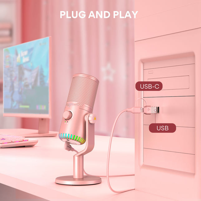 USB Desktop Condenser Microphone
