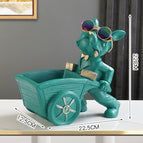 Cart dog green